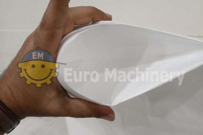 The STARLINGER ADStar-KON 60 is an advanced automatic bag conversion machine designed to manufacture valve sacks from woven polypropylene (PP) fabric.