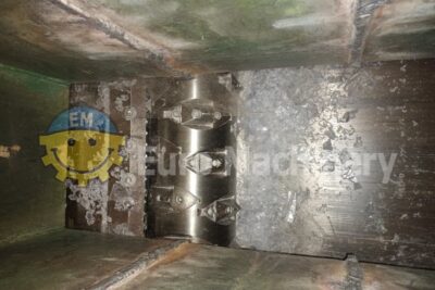 Lindner T1500 one shaft shredder with pusher