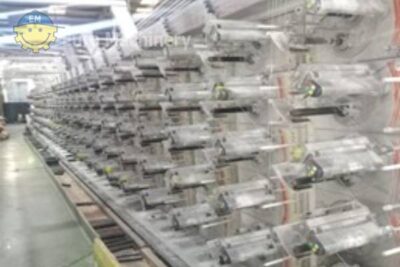 Extrusion line for tapes Starlinger Starex with twin winder